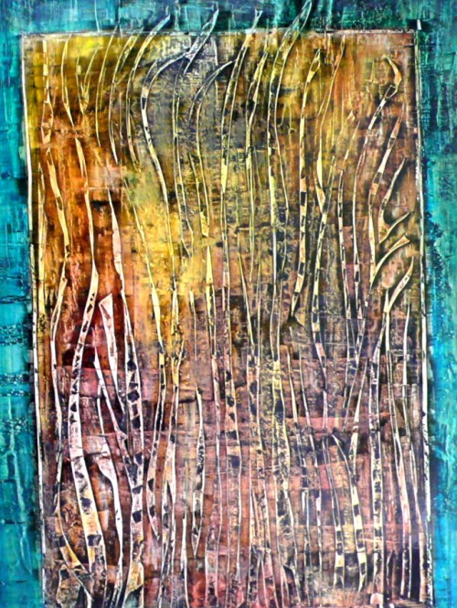 perrotin-peintures-Lit sédimentaire-L80xH110